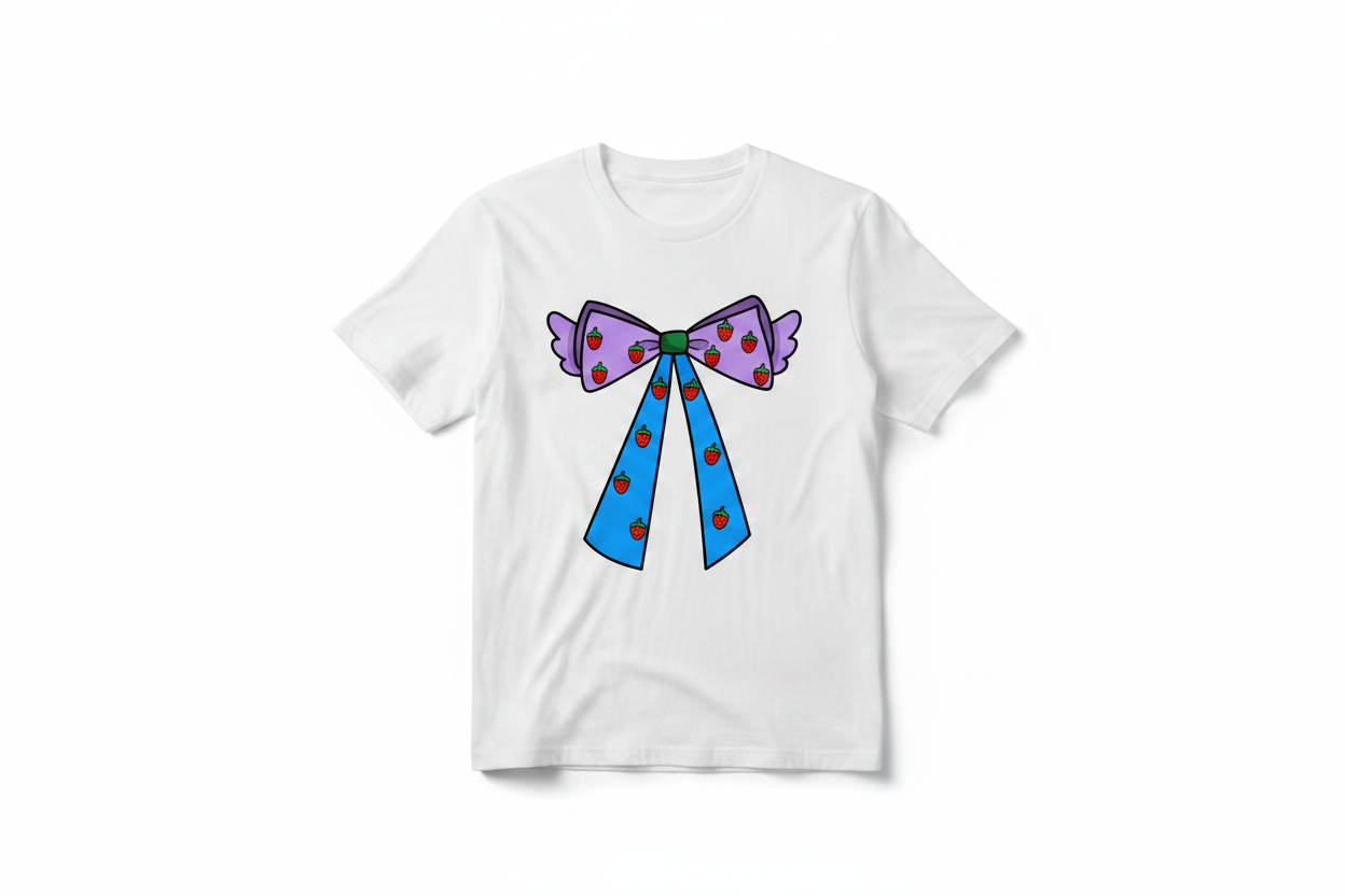 Strawberry Bow T-Shirt